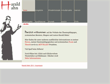 Tablet Screenshot of harald-hahn.de